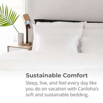 Cariloha Luxurious Sateen Duvet Cover for Ultimate Comfort