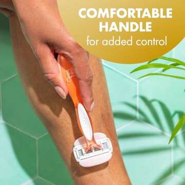 BIC Soleil Glide Razors for Women - 5 Blades & Shea Butter