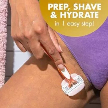 BIC Soleil Glide Razors for Women - 5 Blades & Shea Butter