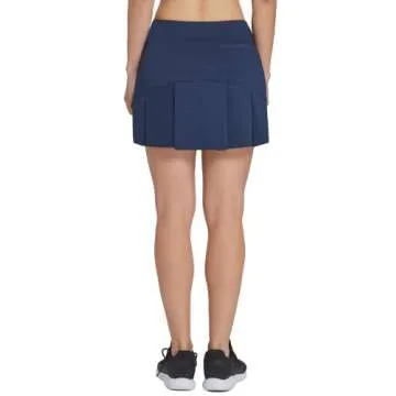 HonourSex Women Golf Skirts with Pockets Tennis Skirts with Shorts Skorts Activewear Hiking Navy M
