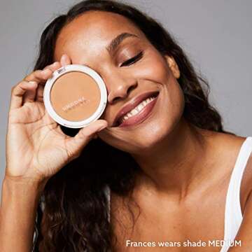 Undone Beauty 2-in-1 Prime and Set Under/Over Lightweight Powder for Priming & Setting with Oil Control for Shine Free, Naked-Skin Finish - Vegan and Cruelty Free - Medium