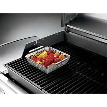 Weber Stainless Steel Grilling Basket for Perfect Veggies