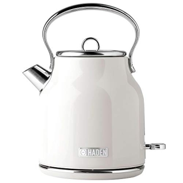 Haden Heritage 1.7L Electric Kettle - Vintage Style with Auto Shutoff