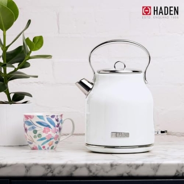Haden Heritage Electric Kettle Vintage Style Auto Shutoff