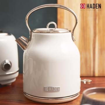 Haden Heritage Electric Kettle Vintage Style Auto Shutoff