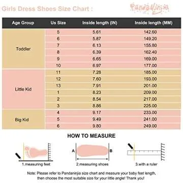 Stylish PANDANINJIA Flower Girl Dress Shoes for Kids