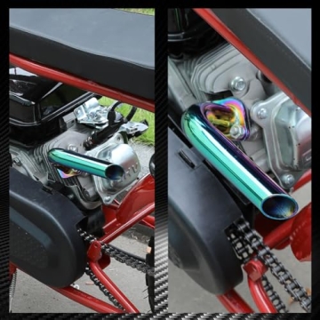 FVRITO 212cc Exhaust Pipe Kit for Go-Karts and Mini Bikes