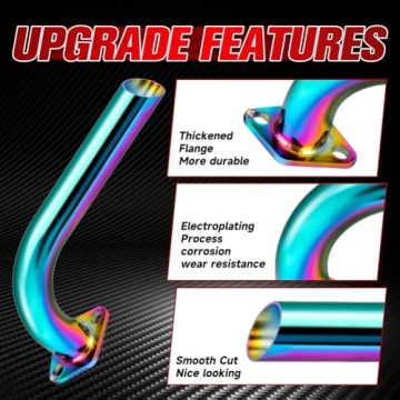 FVRITO 212cc Exhaust Pipe Kit for Go-Karts and Mini Bikes