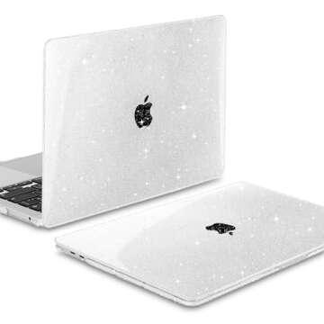 Glitter Hard Shell Case for MacBook Pro 13 - Elegant Protection