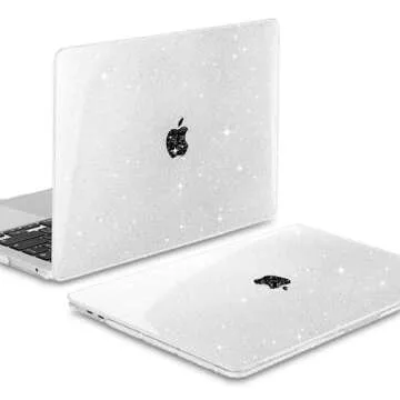 Glitter Hard Shell Case for MacBook Pro 13 - Elegant Protection