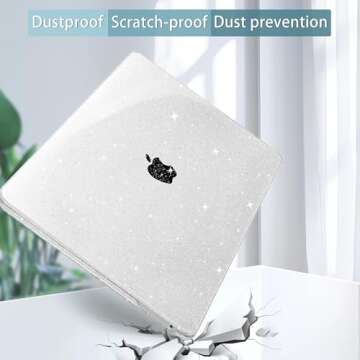 Glitter Hard Shell Case for MacBook Pro 13 - Elegant Protection