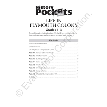 History Pockets: Plymouth Colony Fun for Kids