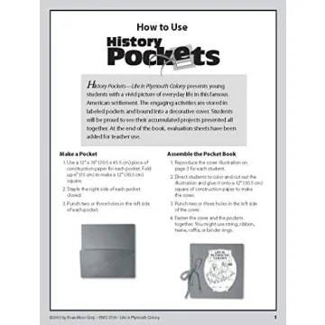 History Pockets: Plymouth Colony Fun for Kids