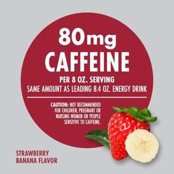 V8 +Energy Strawberry Banana Juice Energy Drink 24-Pack