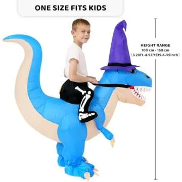 Max Fun Kids Inflatable Dinosaur Costume for Halloween