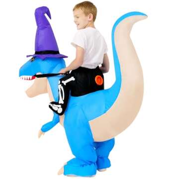 Max Fun Kids Inflatable Dinosaur Costume for Halloween