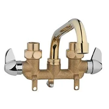 Homewerks Laundry Faucet with Brass Housing and Swivel Spout