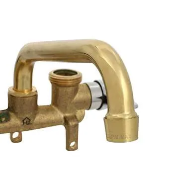 Homewerks Laundry Faucet with Brass Housing and Swivel Spout