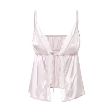 Women Lace Spaghetti Strap Crop Tank Top for Trendy Styles