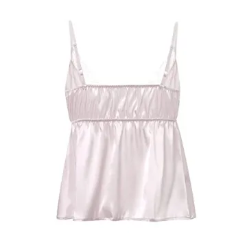 Women Lace Spaghetti Strap Crop Tank Top for Trendy Styles