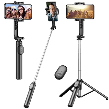 Extendable Selfie Stick Tripod with Remote for Easy Photography