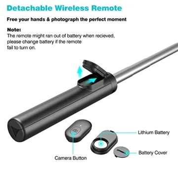 Versatile Selfie Stick Tripod with Remote - Travel Friendly