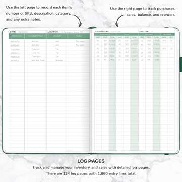 Clever Fox Inventory & Sales Log Book for Small Business