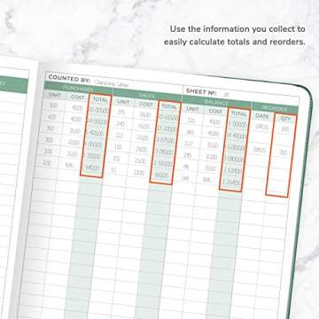 Clever Fox Inventory & Sales Log Book for Small Business