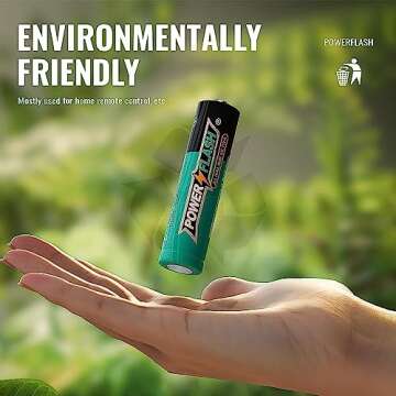 POWER FLASH AAA Batteries 24 Pack - Long Lasting, 1.5V, Leak Proof, Eco-Friendly