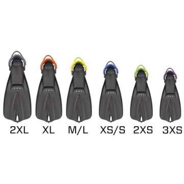 Lightweight SCUBAPRO GO Travel Fin for Snorkeling and Diving