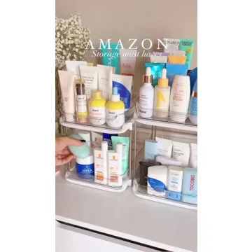 Delamu 2-Tier Bathroom Cabinet Organizer for Storage