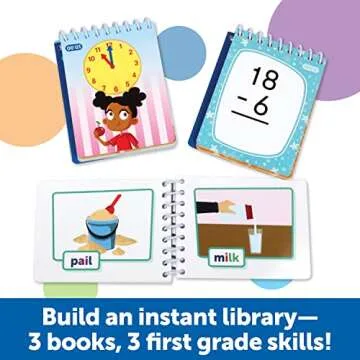 Skill Builders First Grade Flipbook Library for Kids