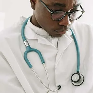 Custom Rose Gold Stethoscope Name Tag for Nurses