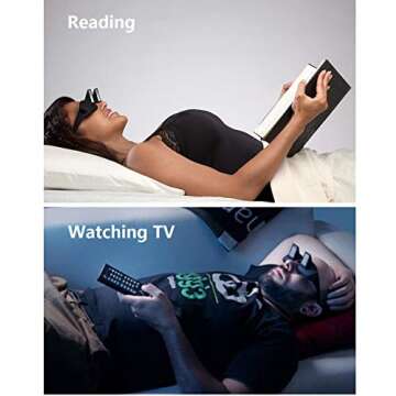 Flammi Lazy Glasses for Comfortable Reading and TV Viewing