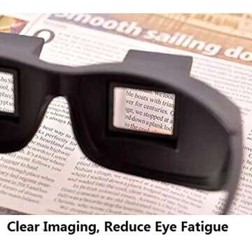 Flammi Lazy Glasses for Comfortable Reading and TV Viewing