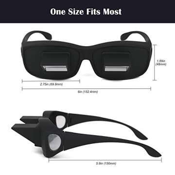 Flammi Lazy Glasses for Comfortable Reading and TV Viewing