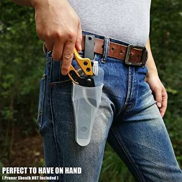 BUGUI Heavy-Duty 8" Pruning Shears for Gardeners