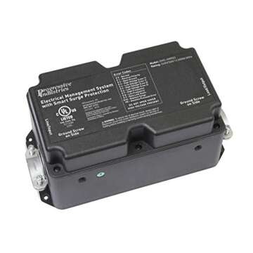 Progressive Industries 50 Amp Heavy Duty RV Surge Protector EMS — Whole House Surge Protection w/I...