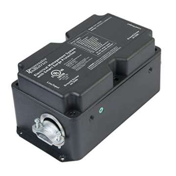 Progressive Industries 50 Amp Heavy Duty RV Surge Protector EMS — Whole House Surge Protection w/Integrated Display and Fault Detection — EMS-HW50C