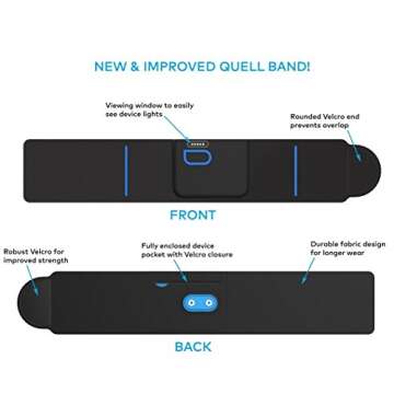 Quell Wearable Pain Relief Technology Starter Kit, 6.4 Oz, Black, 1 Count (Pack of 1)