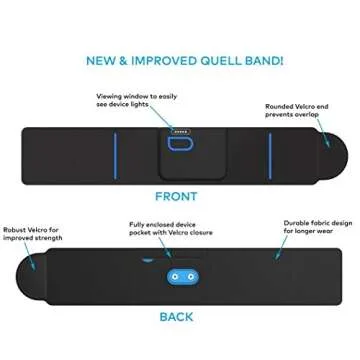 Quell Wearable Pain Relief Technology Starter Kit, 6.4 Oz, Black, 1 Count (Pack of 1)