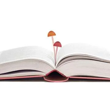 Genuine Fred Magic Sprout, Mini-Mushroom Bookmarks - Set of 4 - Two Sizes & Colors - Soft, Flexible Silicone - Fun Stocking Stuffer, Gift for Book Lovers, Teachers, Back to School - Cottagecore Decor