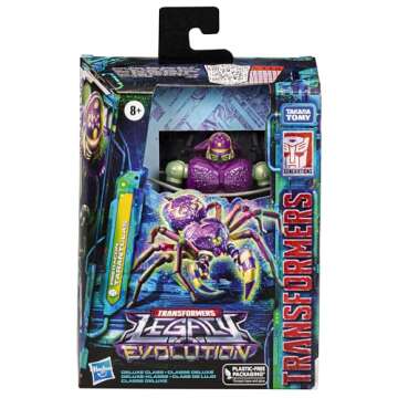Transformers Toys Legacy Evolution Deluxe Predacon Tarantulas Toy, 5.5-inch, Action Figure for Boys and Girls Ages 8 and Up