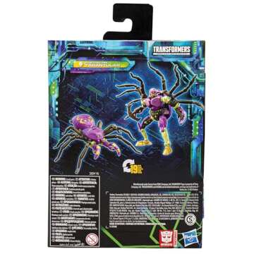 Transformers Toys Legacy Evolution Deluxe Predacon Tarantulas Toy, 5.5-inch, Action Figure for Boys and Girls Ages 8 and Up