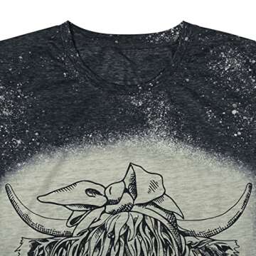 Fun Cowgirl T-Shirt for Women - Cute Animal Graphic Tee