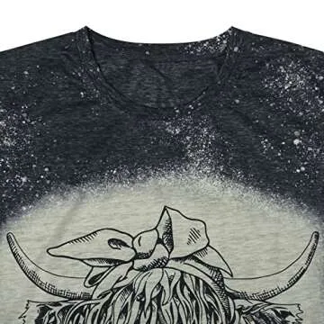 Fun Cowgirl T-Shirt for Women - Cute Animal Graphic Tee