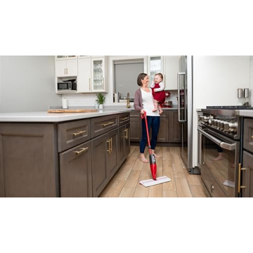 O-Cedar ProMist MAX Spray Mop, PMM with 2 Extra Refills, Red