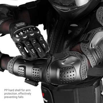 HEROBIKER Motorcycle Full Body Armor Jacket Protective Gear