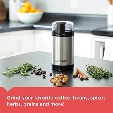 BLACK+DECKER One Touch Coffee Grinder for Quick Grinding