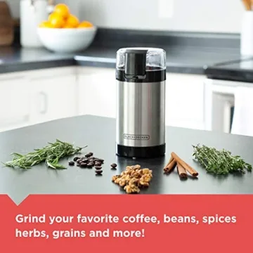 BLACK+DECKER One Touch Coffee Grinder for Quick Grinding
